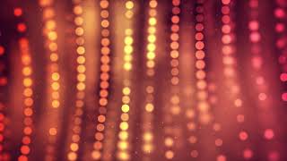 Movement Waves and Lines of Bright Lights on Golden Background. Relaxing Screensaver. Free Video.