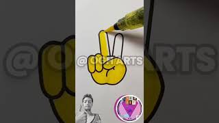 🔅 How to Draw Emoji ✌️ coloring book is now Ultimate Emoji Coloring Book step by step EASY? #shorts