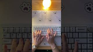 ASMR CERAMIC KEYCAPS KEYBOARD TYPING #asmr #shorts #keyboardasmr