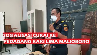 Sosialisasi Cukai dengan Pedagang Kaki Lima Malioboro