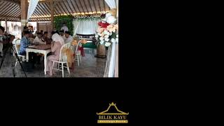 Acara akad nikah djoni dan ratih di bilik kayu resto jogja