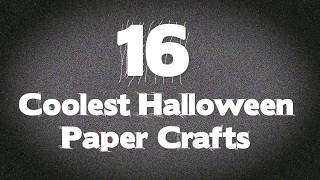 16 LIFE-CHANGING DIY Halloween Decoration Ideas You Need Now | Coolest Halloween Paper Crafts