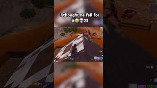 I thought he fell for it😭😂🤓👀 #fortnite #fortniteclips #gaming #fortnitememes #rip200pumps #funny