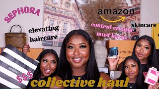 COLLECTIVE HAUL | SEPHORA, ULTA, AMAZON, ELEVATING HAIRCARE, CONTENT CREATOR MUST HAVES, SKINCARE +