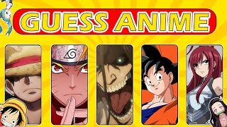 (ANIME QUIZ) Guess The 50 Anime By Characters