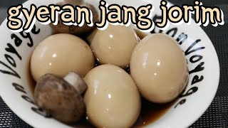 Gyeran jang jorim (계란 장조림)Soy Sauce Braised eggs