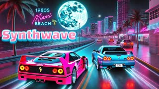 1980s Miami Synthwave Drive | Neon City Nights