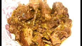 Hara Masala Mutton Karahi Recipe| Green Mutton Curry