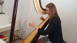 Minuet, Johan Sebastian Bach arr Alice Giles | Harp (AMEB Grade 4)