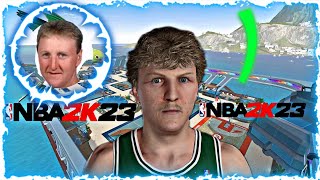 NBA 2K23-LARRY BIRD FACE CREATION