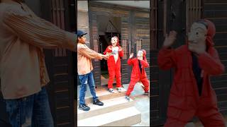 Parkour vs Money Heist #shorts