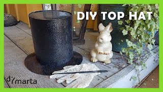 CUSTOM PAPER MAGICIAN'S TOP HAT