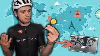 Throwing a Dart at a Map, and Cycling to WHEREVER it Lands.