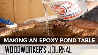 Making an Epoxy Resin Pond Table