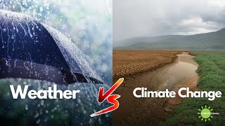 🌦️ Weather vs Climate: An analogy