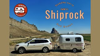 Scamp Stop at Shiprock (Tsé Bitʼaʼí ), New Mexico