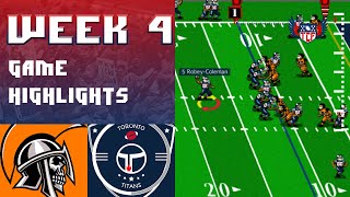 Titan Championship Football Week 4 Highlights | Louisville Legion @ Toronto Titans