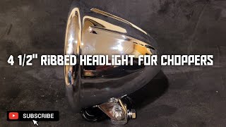 4 1/2" Headlight Shell For Custom Harleys