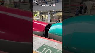 The world's only uniquely colored trains, Hayabusa and Komachi, connected together！very unique！🤔