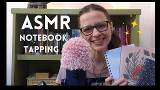 ASMR Tapping on Journals + Notebooks (No Talking) 📚 book scratching, writing sounds, anticipatory