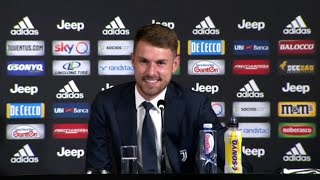 Conferenza stampa Juventus presentazione Ramsey  INTEGRALE