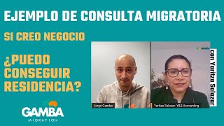 Si creo negocio ¿puedo conseguir residencia? Ejemplo de consulta migratoria con Yaritza Salazar