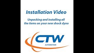 CTW Presents - Unpacking & Installing Your CTW shock dyno.