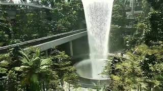 HSBC rain vortex ||Tallest indoor waterfall in the world