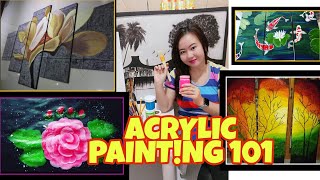 Paano ako Nagsimulang MagPAINT? Intro to Painting + TIPS on ACRYLIC PAINTING/Frances Joy