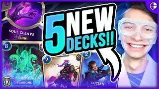 [NEW] 5 NEW Decks For Legends of Runeterra Competitive!!