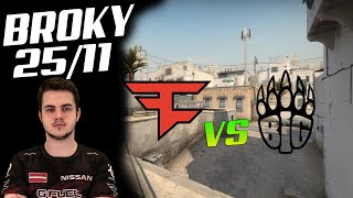 CSGO POV FAZE BROKY (25/11) VS BIG DUST 2 ESL Pro League Season 14 30.08.21!