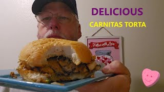 Savory Mexican Carnitas Torta