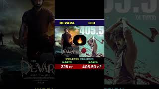 Devara vs Leo Box office Collection 🔥😱#shorts #devara #jrntr