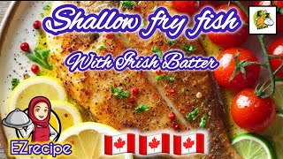 SHALLOW FRY FISH WITH IRISH BATTER. HOW TO MAKE SHALLOW FRY FISH  #easyrecipe #food @Easy.recipehome