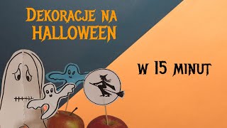 Szybkie dekoracje na HALLOWEEN I gotowe szablony - Niedziela z Babcią #BONUS