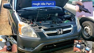 Honda CRV Rough Idle Problems, Diagnose & Test Replace MAF, SCV & More Part 2