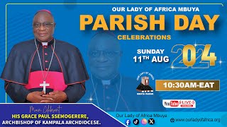 PARISH DAY CELEBRATIONS |Daily TV Mass, Sunday 11th August, 2024