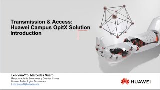 Campus Network con Huawei OptixStar