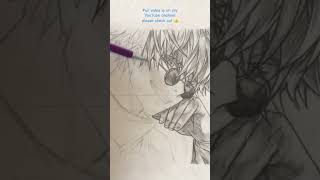 #shorts How To Draw Gojo Satoru From Jujutsu Kaisen Step By Step (Tutorial) #quickdrawing #drawing