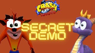 Secret demo of Spyro the Dragon in Crash Bandicoot Warped