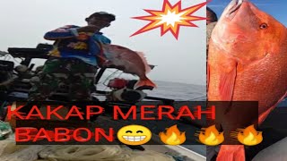 VIRAL KAKAP MERAH BABON!! MANCING MANIA MANTAB!!Ndapek broo joss sibon area membara 🔥🔥🔥🔥