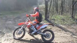 Ktm 125 Exc 2015 - Première sortie