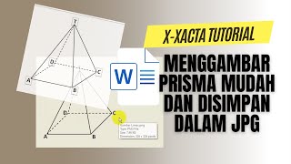 CARA GAMBAR LIMAS YANG PRESISI DAN MUDAH DI MS WORD UNTUK KEBUTUHAN SOAL MATEMATIKA