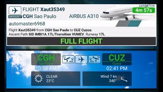 Airline Commander - Full Flight from San Paulo to Cuzco