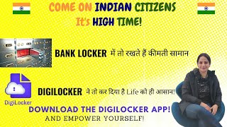 Digilocker ! a Big Shocker....Safe keeping of all Life Docs...that too  handy in your Mobile Box📱👍