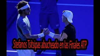 Stefanos Tsitsipas abucheado en las Finales ATP