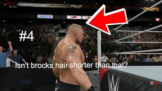 WWE2K17 EVERY FAIL 2K MADE IN BROCK LESNARS ENTRANCE