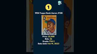 💵 $5,000 Hank Aaron Rookie Card 💵 #topps #baseballcards #rookiecards #baseball #thehobby