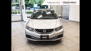 2015 HONDA CIVIC EX - RELIABLE - SPACIOUS! - B13264