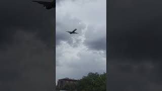 Plane Landing at O'Hare International Airport